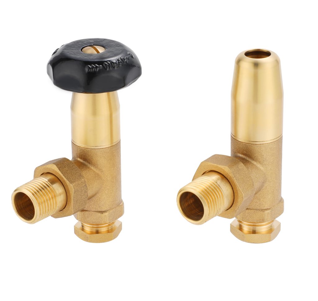 15mm Traditional Radiator Valve Set - BiWorld Fluid Control